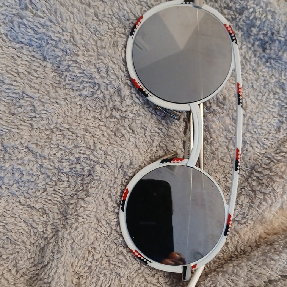 Dior Black and Red Patterned Sunglasses